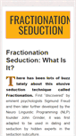 Mobile Screenshot of fractionationseduction.net